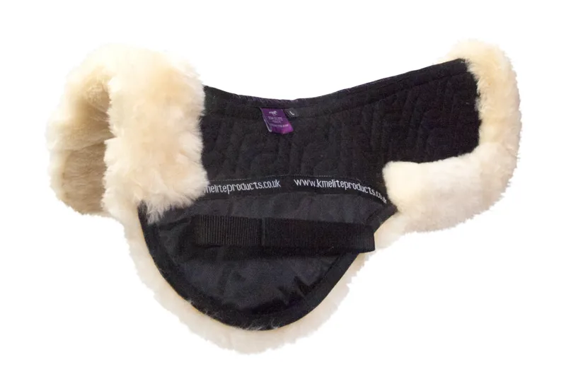 KM Elite Rolled Edge Sheepskin Half Pad